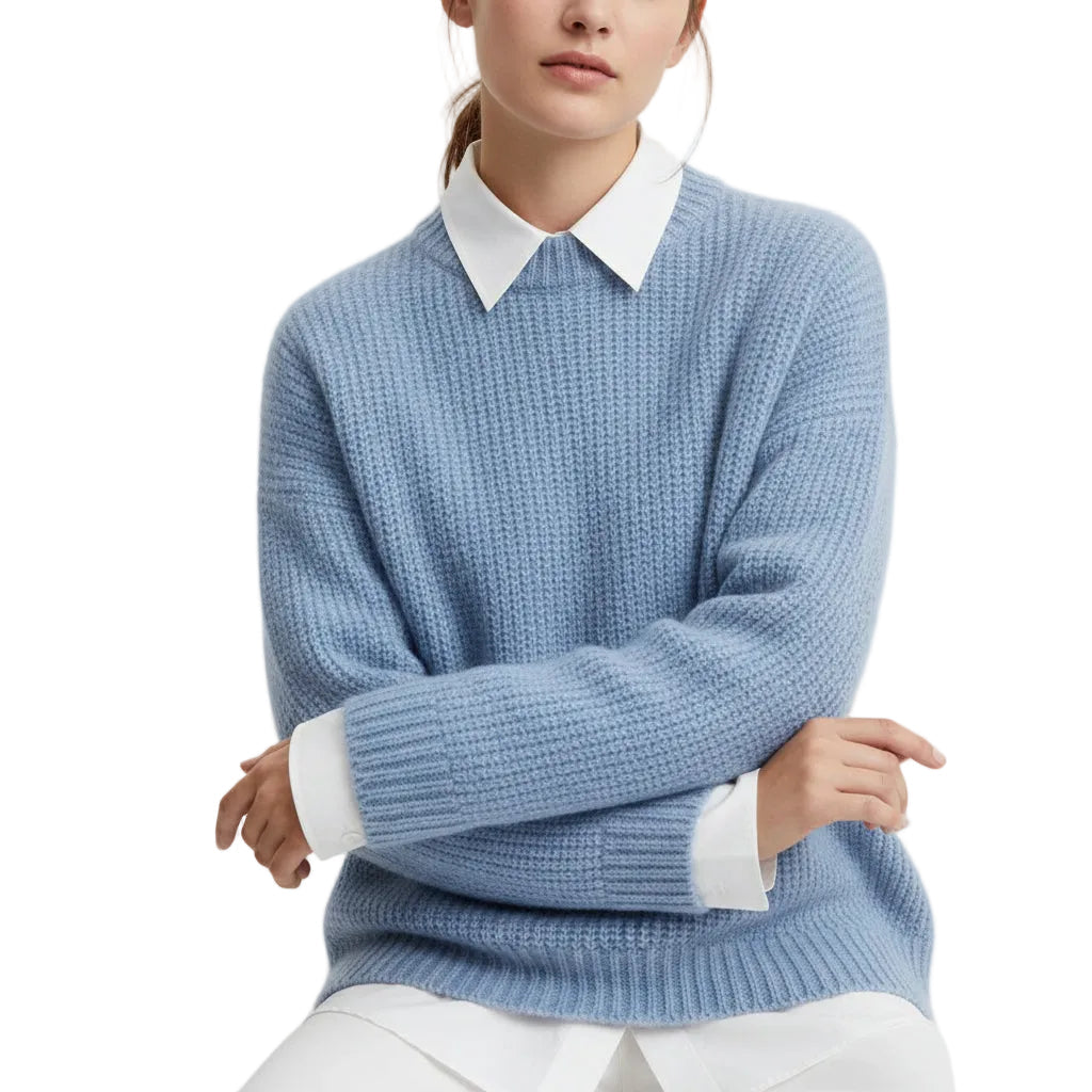 ELODIE Knit O-Neck Sweater