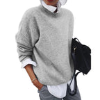 ELODIE Knit O-Neck Sweater