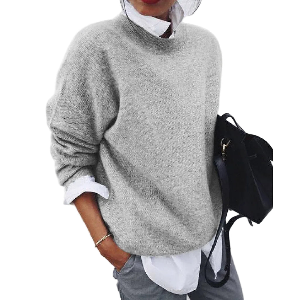 ELODIE Knit O-Neck Sweater