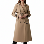 CLARISSA Longline Slim Trench Coat