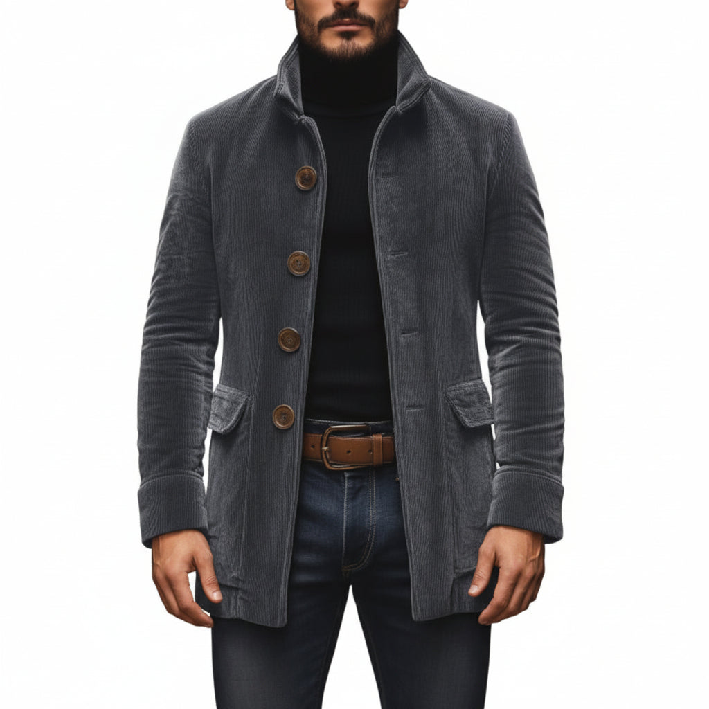 HARRIS Button Front Relaxed Jacket