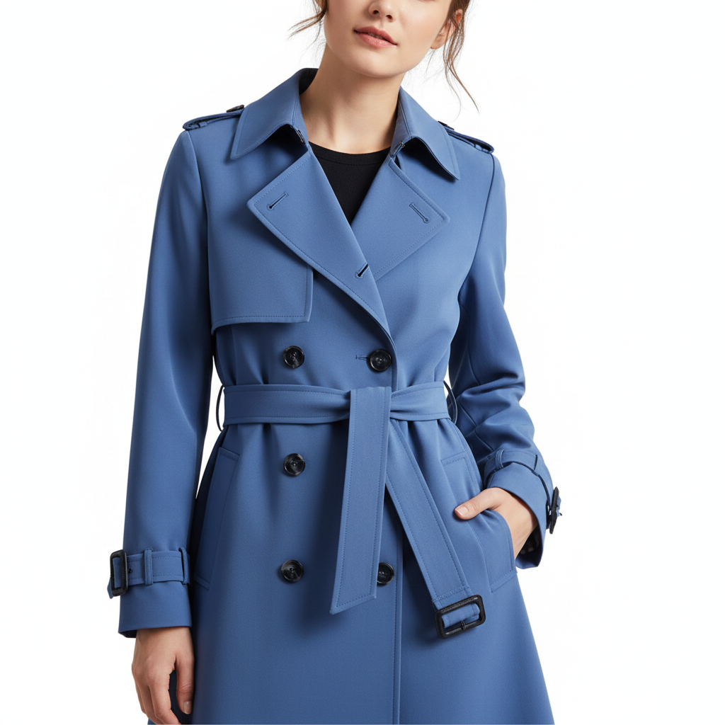 CLARISSA Longline Slim Trench Coat