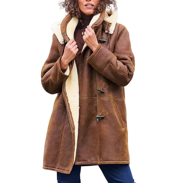 ARABELLA Hooded Longline Coat