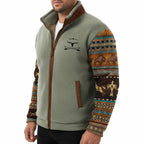 RYAN Patterned Fleece Jacket