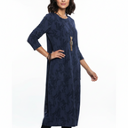 AMBRE Patterned Midi Dress