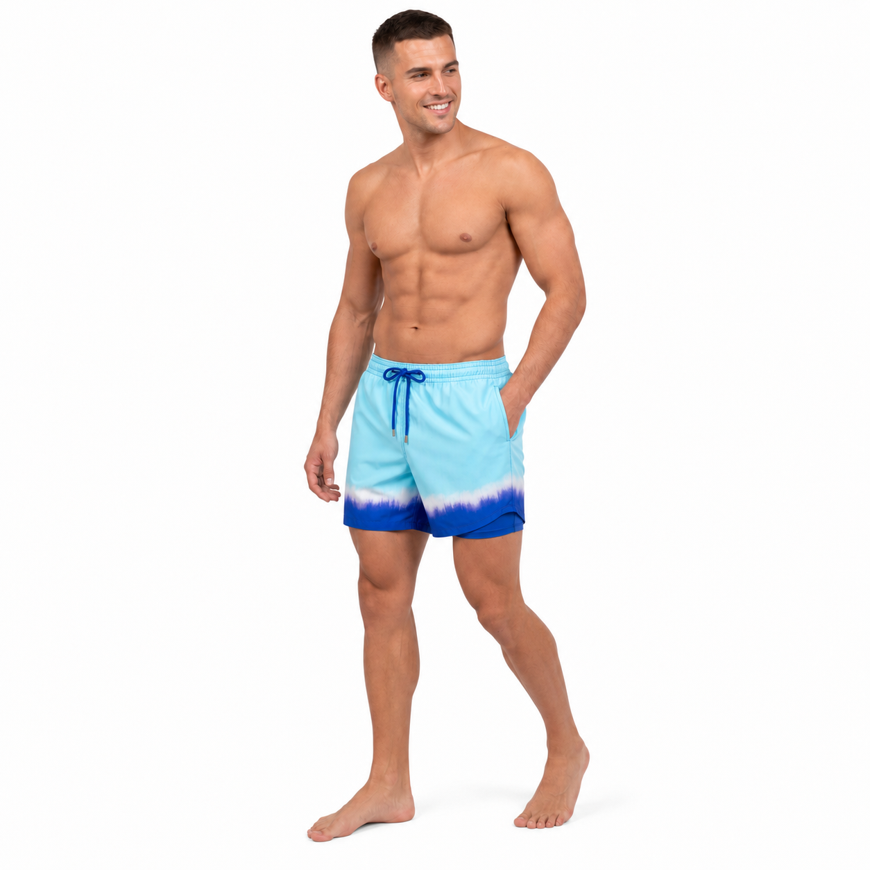 THEO Relaxed Swim Cotton Shorts