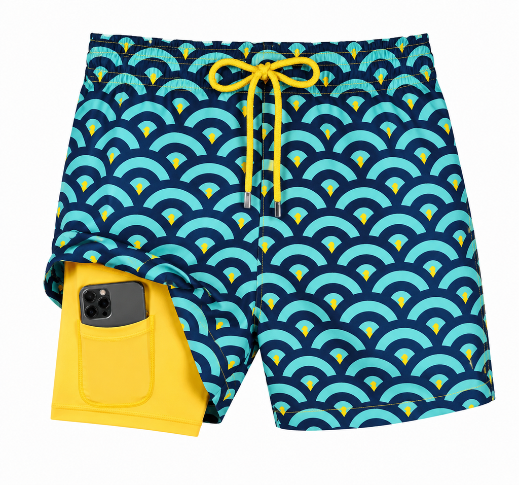 THEO Relaxed Swim Cotton Shorts