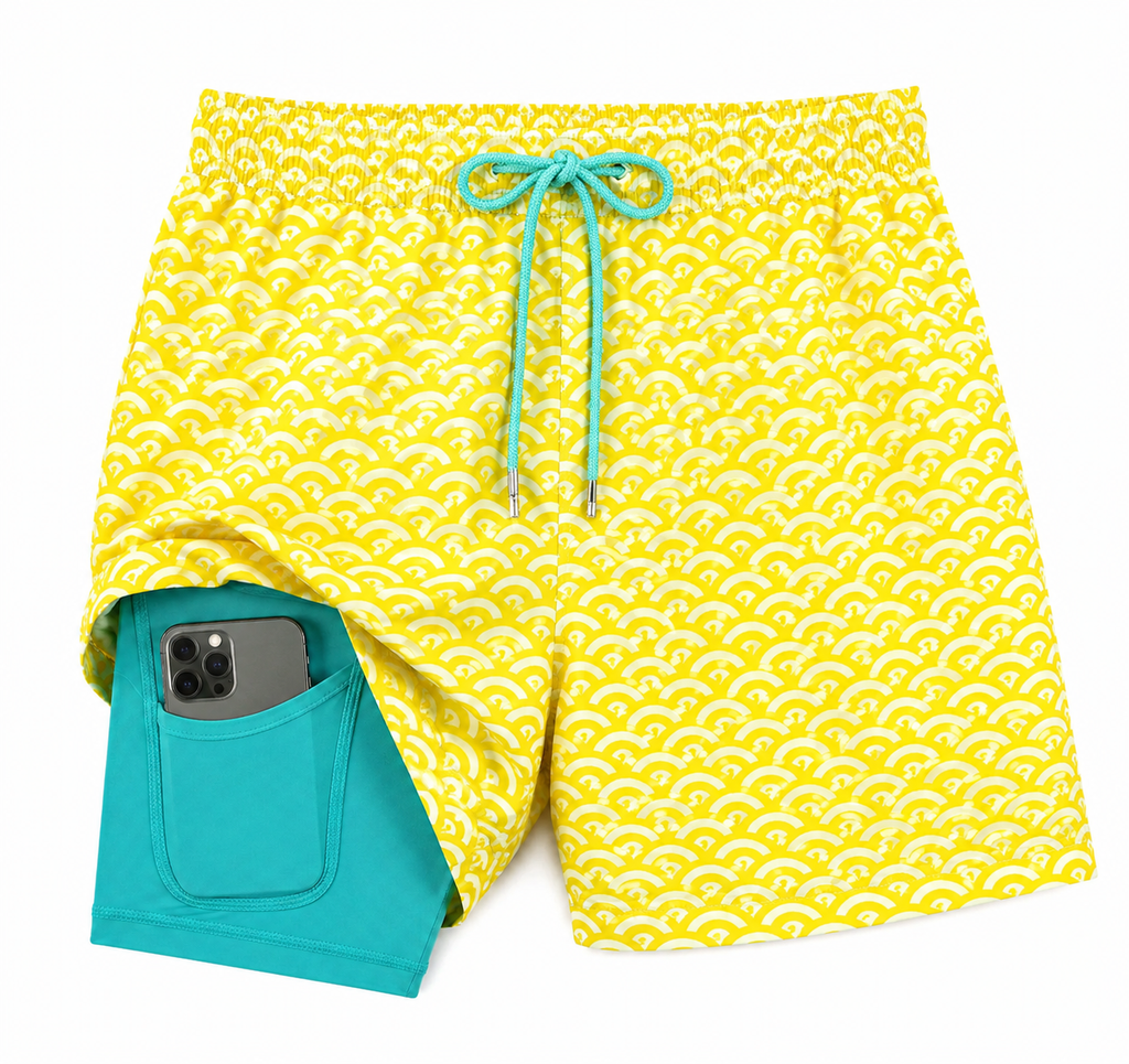 THEO Relaxed Swim Cotton Shorts