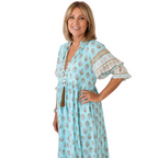 SERENA V-Neck A-Line Maxi Dress