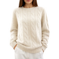 LENA Sleek Fit Crew Neck Sweater