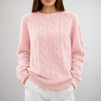 LENA Sleek Fit Crew Neck Sweater