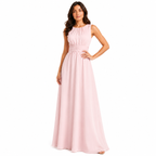 MILA Chiffon Sleeveless Maxi Dress