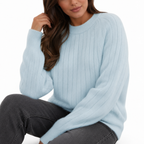 ALYSSA Cashmere Blend Knit Sweater