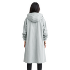 ATHENA Hooded Long Trench Coat