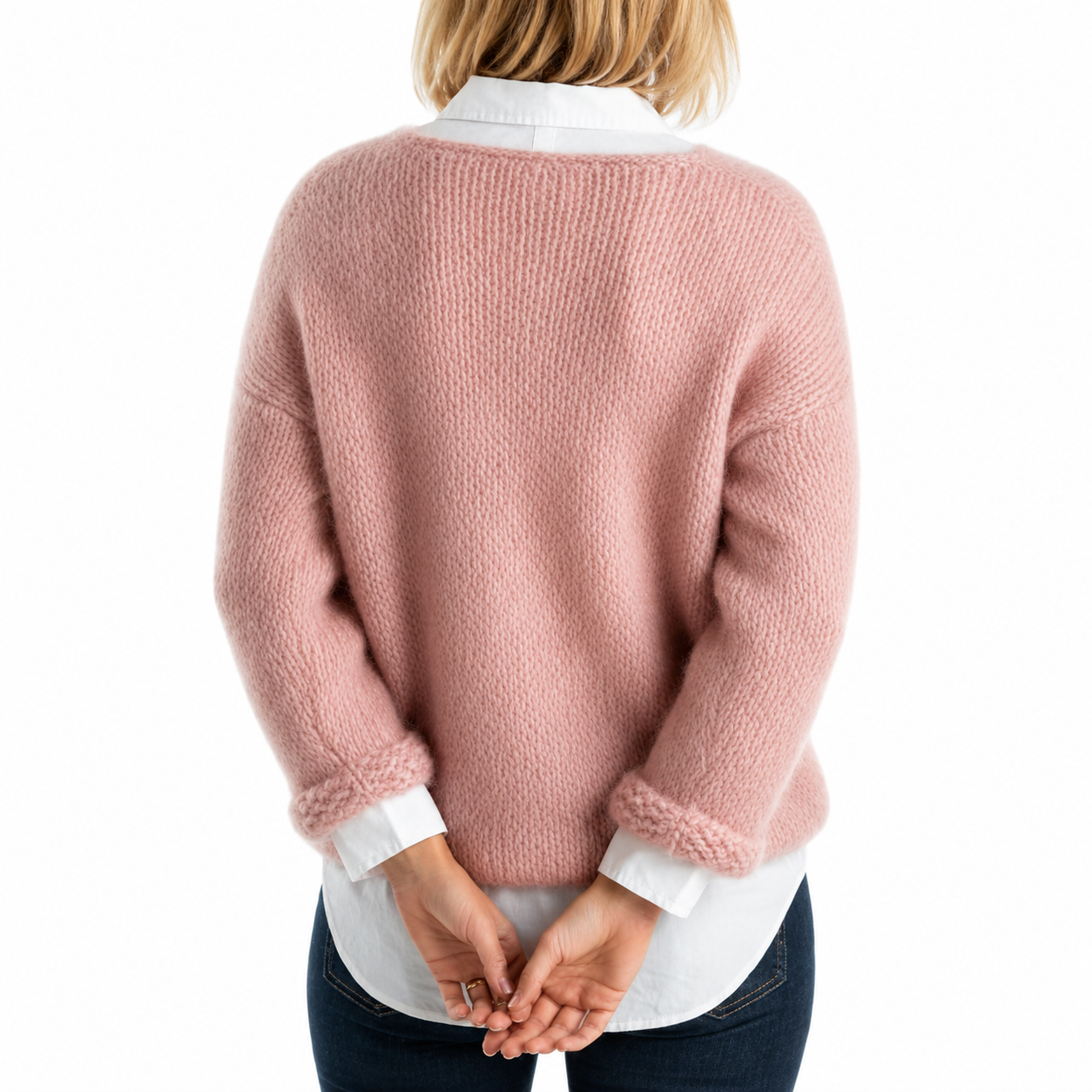ARIA Heavy Knit O-Neck Sweater