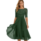 LILIA Patterned Midi Dress