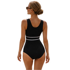 MAYA Solid One Piece Swimsuit