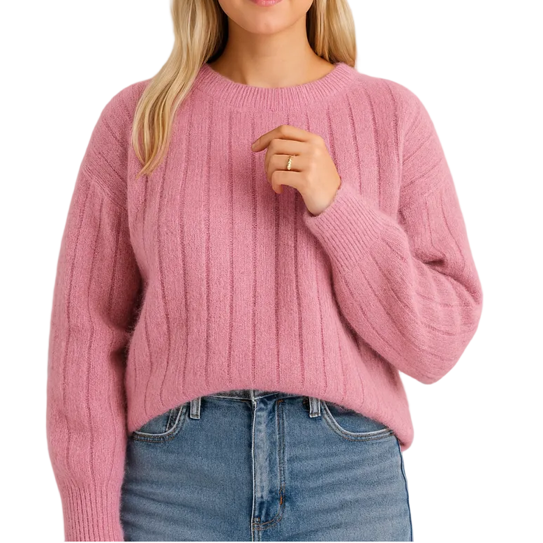 ALYSSA Cashmere Blend Knit Sweater