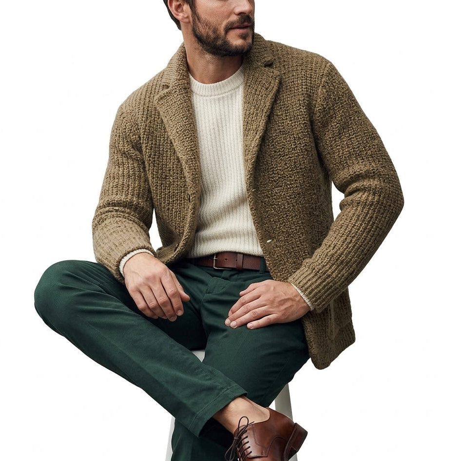 OWEN V-Neck Knit Cardigan