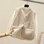 ISLA Sleeveless Wool Vest Coat