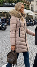 SOPHIE Hooded Padded Zip Coat