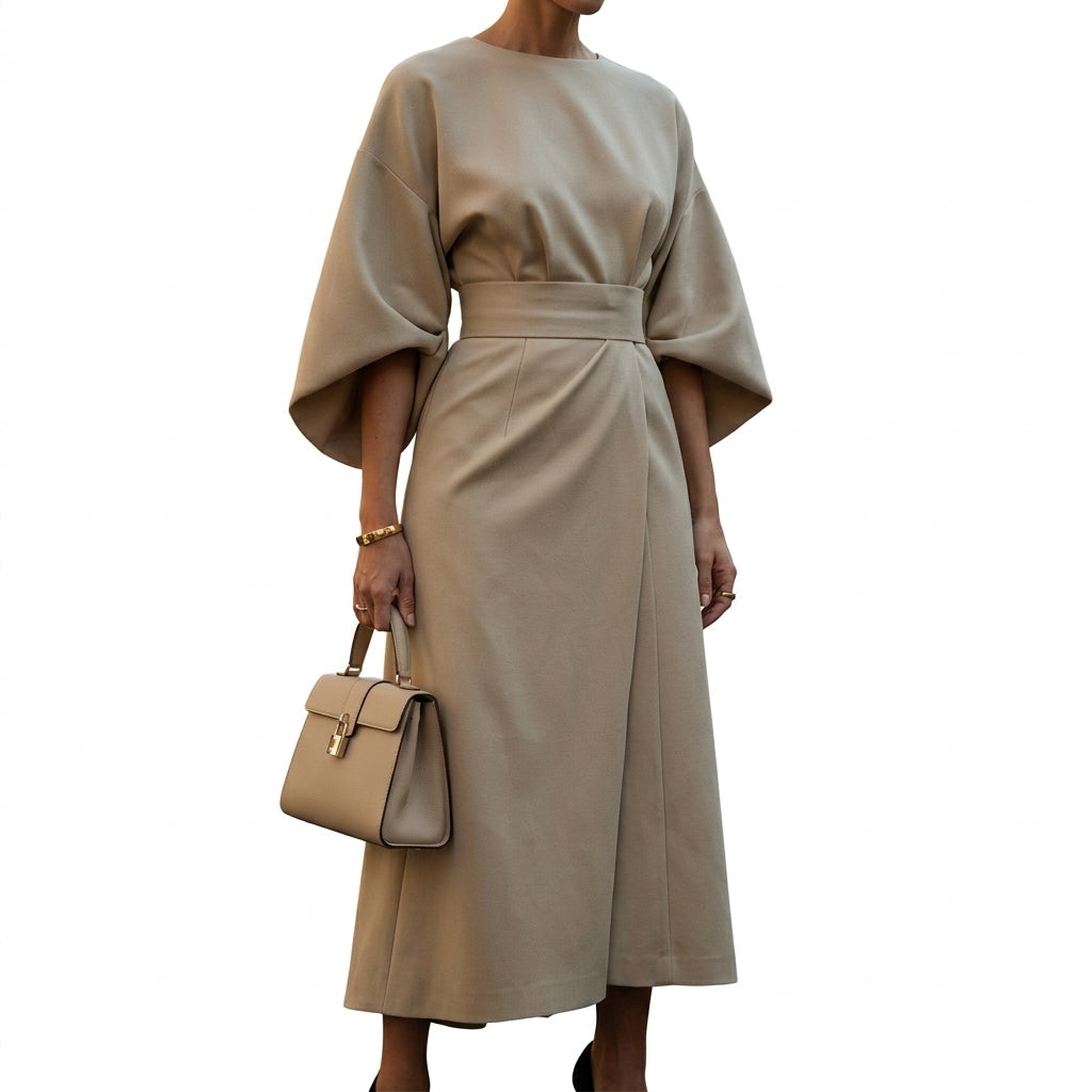 VIVIA Batwing Longline Dress