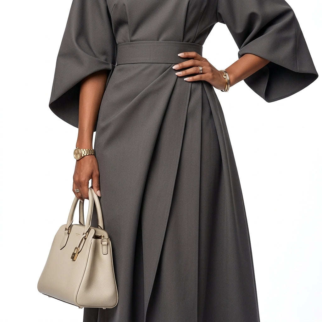VIVIA Batwing Longline Dress