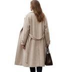 VERA Lace Up V-Neck Coat