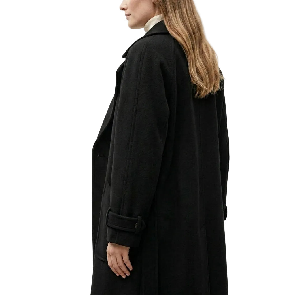 VERA Lace Up V-Neck Coat