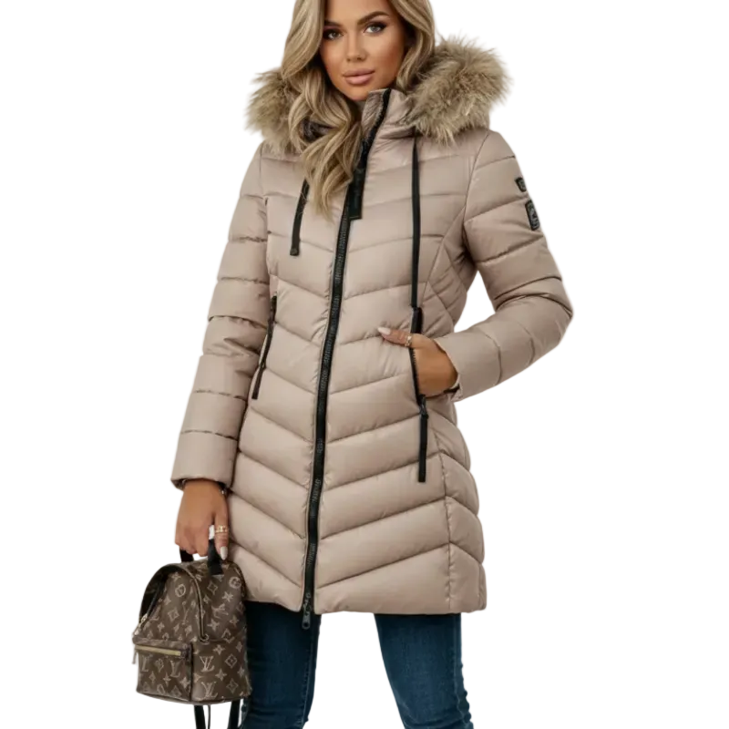 SOPHIE Hooded Padded Zip Coat