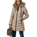 SOPHIE Hooded Padded Zip Coat