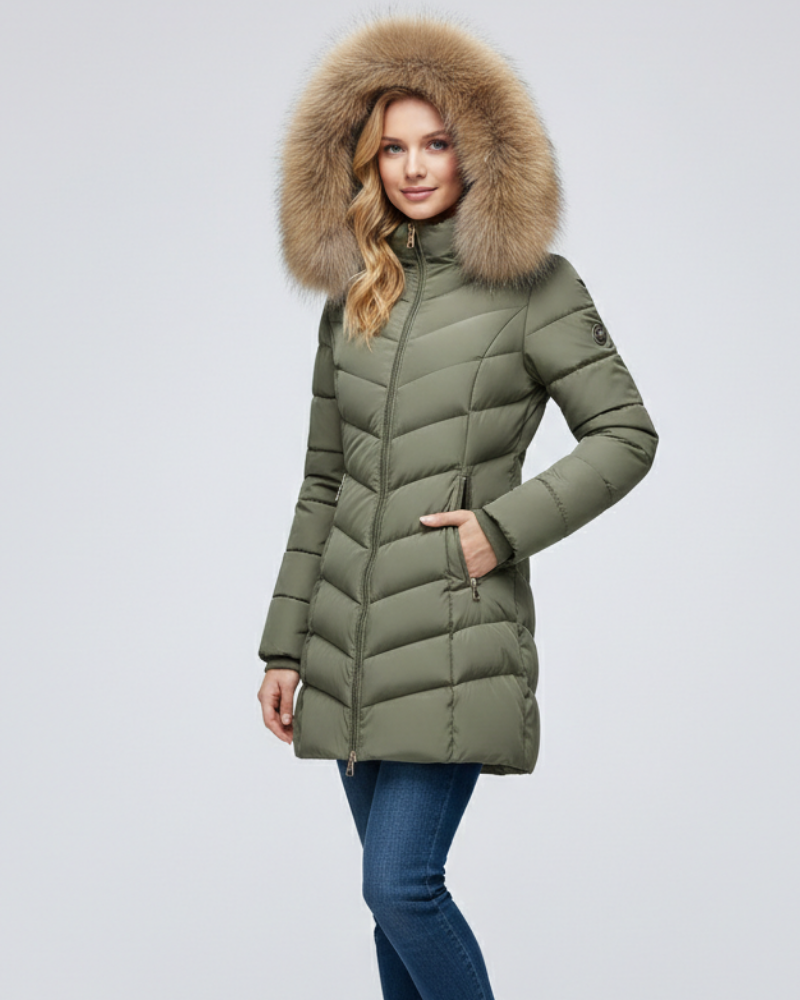 SOPHIE Hooded Padded Zip Coat