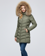 SOPHIE Hooded Padded Zip Coat