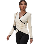 EMILIE V-Neck Relaxed Top