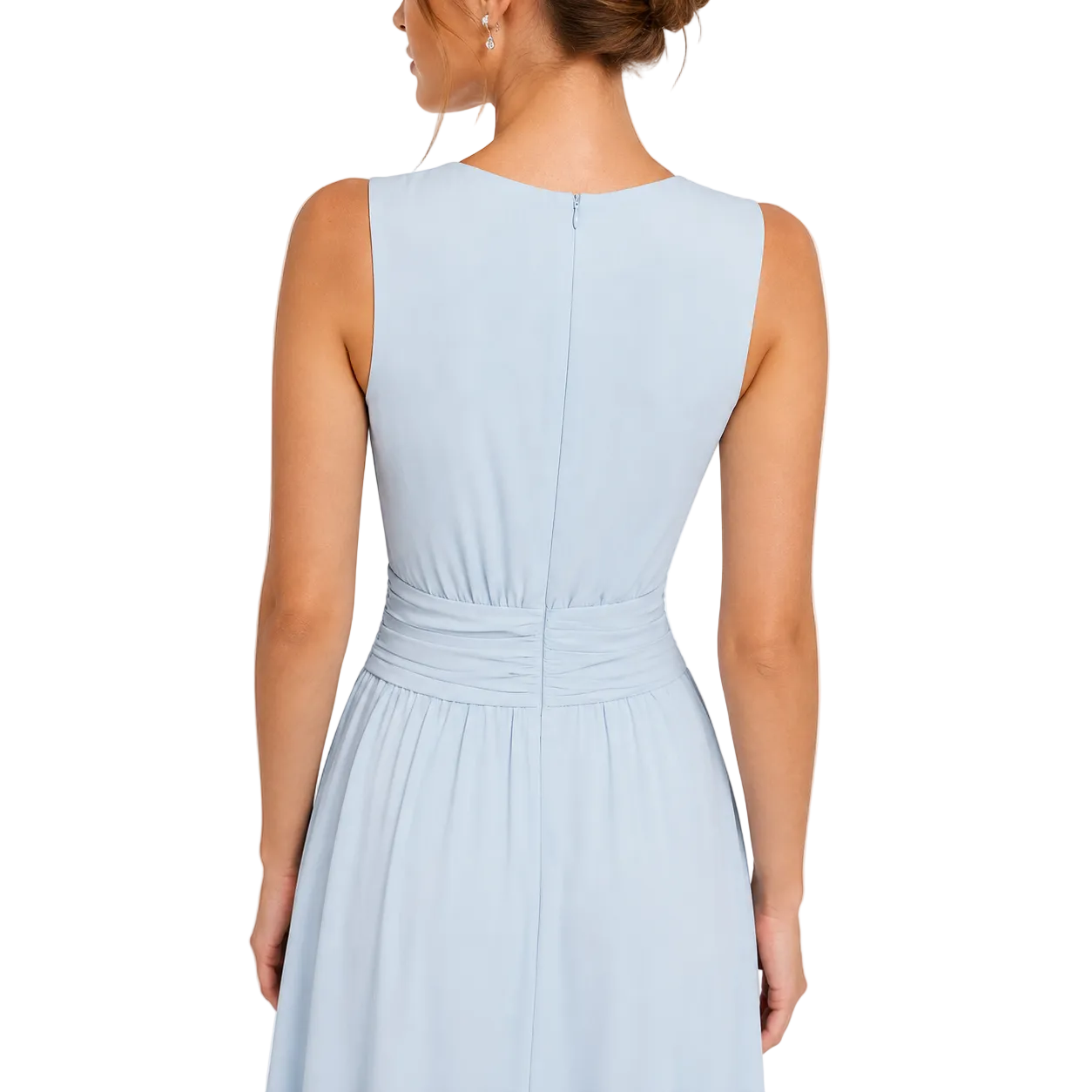 MILA Chiffon Sleeveless Maxi Dress