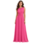MILA Chiffon Sleeveless Maxi Dress