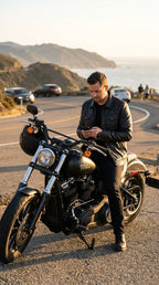 ROWAN Leather Moto Jacket