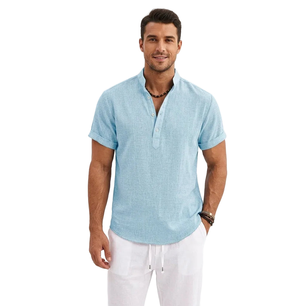 HUGH V-Neck Relaxed Shirt