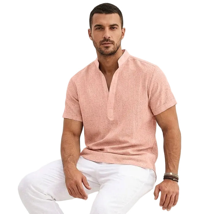 HUGH V-Neck Relaxed Shirt