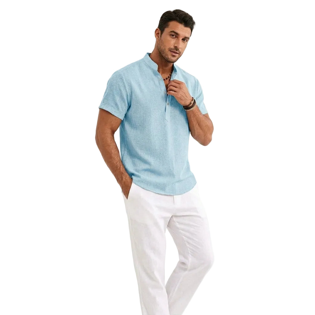 REID V-Neck Casual Shirt