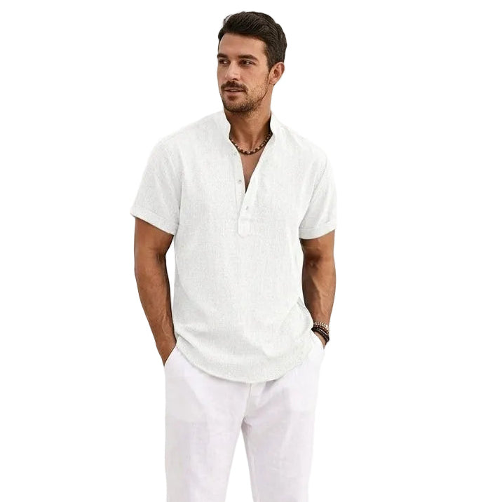 HUGH V-Neck Relaxed Shirt