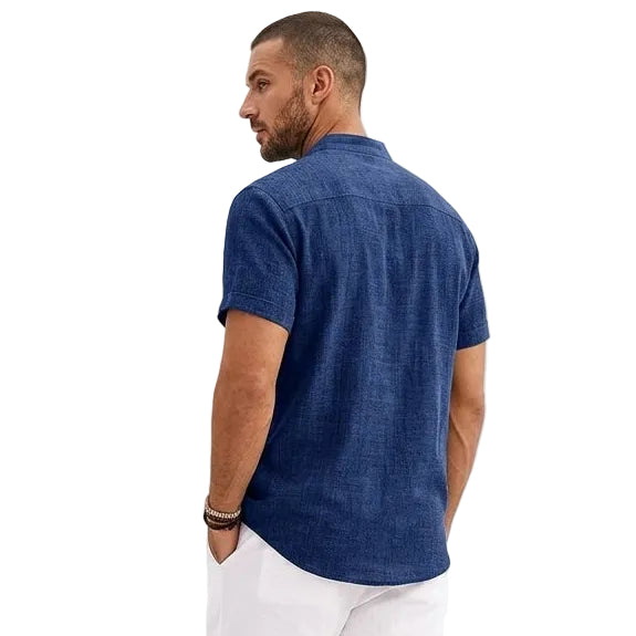 HUGH V-Neck Relaxed Shirt