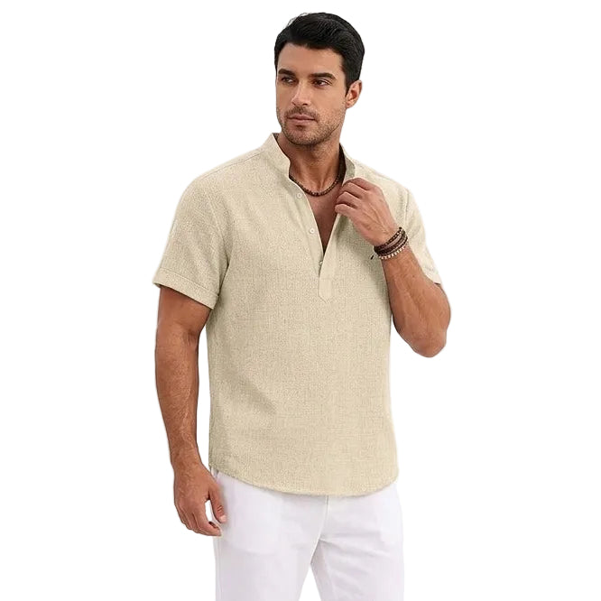HUGH V-Neck Casual Shirt