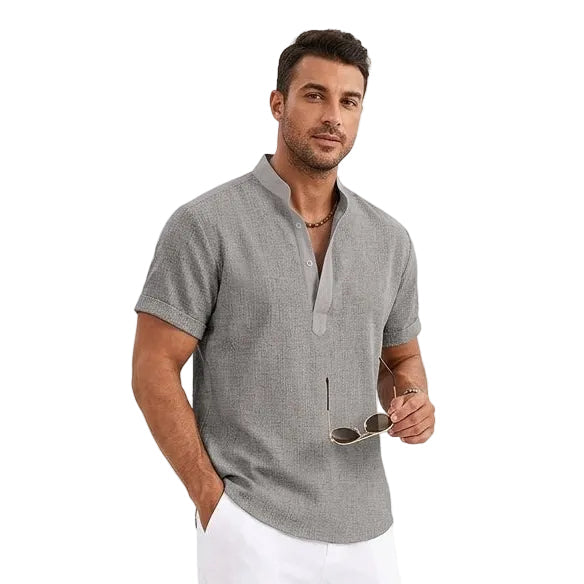 REID V-Neck Casual Shirt