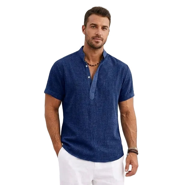 HUGH V-Neck Relaxed Shirt