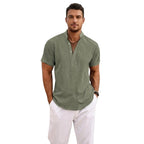 HUGH V-Neck Casual Shirt