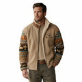 RYAN Patterned Fleece Jacket