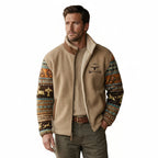 RYAN Patterned Fleece Jacket