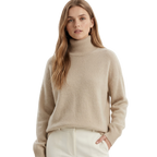 FREYA Wool Turtleneck Sweater