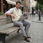 ARLEN V-Neck Knit Sweater Vest